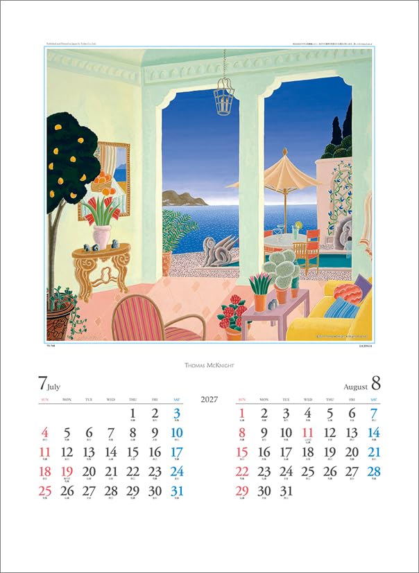 Todan 2027 Wall Calendar Thomas McKnight CL27-1051