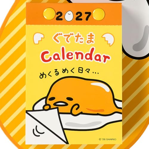 Sanrio Page-A-Day Wall Calendar 2027 Gudetama Wall Calendar 921629