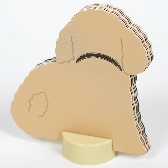 Greeting Life 2026 Desk Calendar Animal Die Cut Mini Toy Poodle C-1700-ET