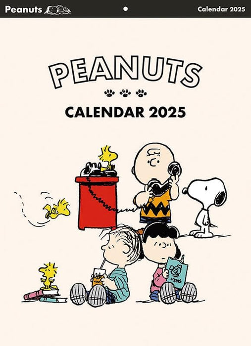 Sun-Star Stationery Snoopy 2025 Wall Calendar CL-066