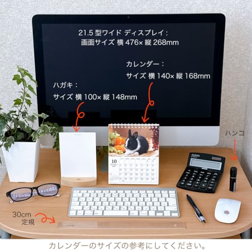 Active Corporation 2027 Desk Calendar Sweet Rabbit 27ACL-571