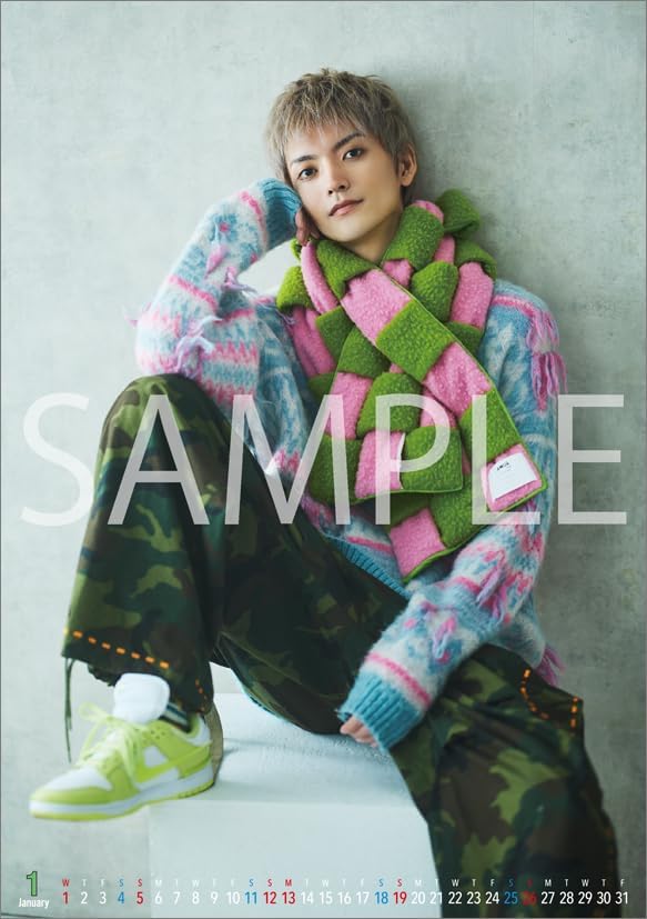 Hagoromo Ryosuke Yamamoto 2025 Desk Calendar CL25-0316