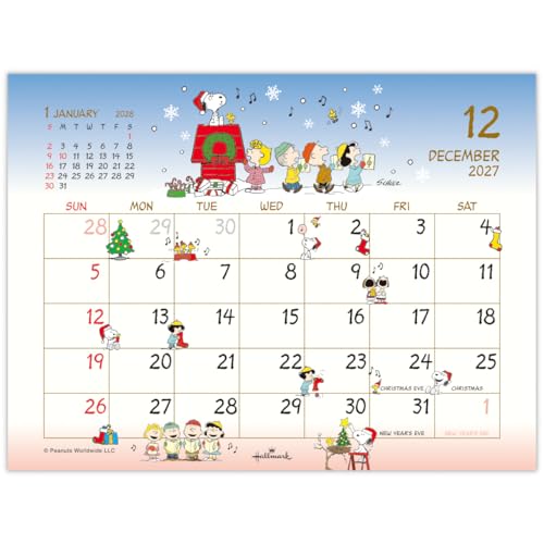 Hallmark Snoopy 2027 Desk Calendar 853365