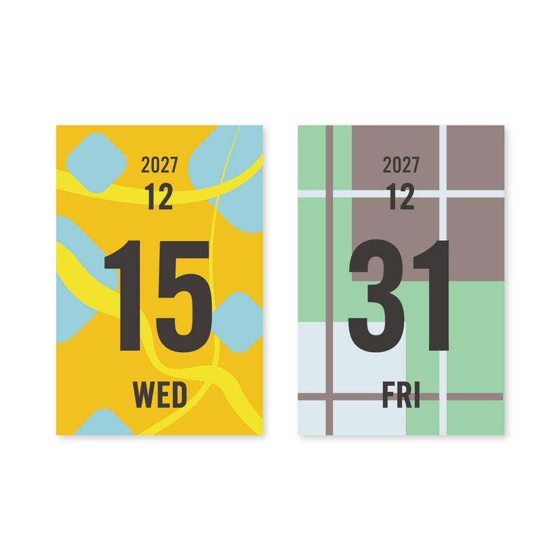 New Japan Calendar 2027 Page-A-Day Calendar Mini Mini Daily Calendar NK4470