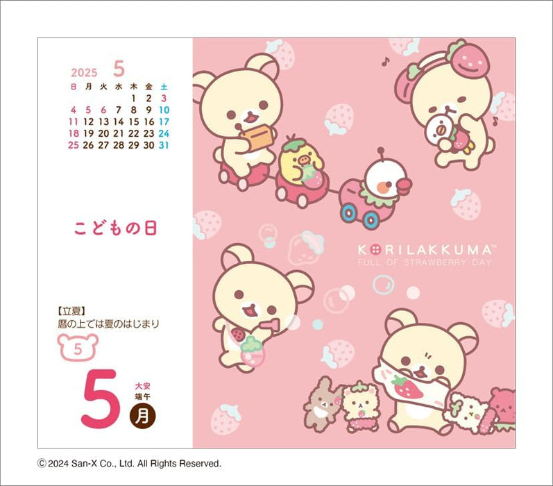 Rilakkuma Page-A-Day 2025 Calendar CL25-1117