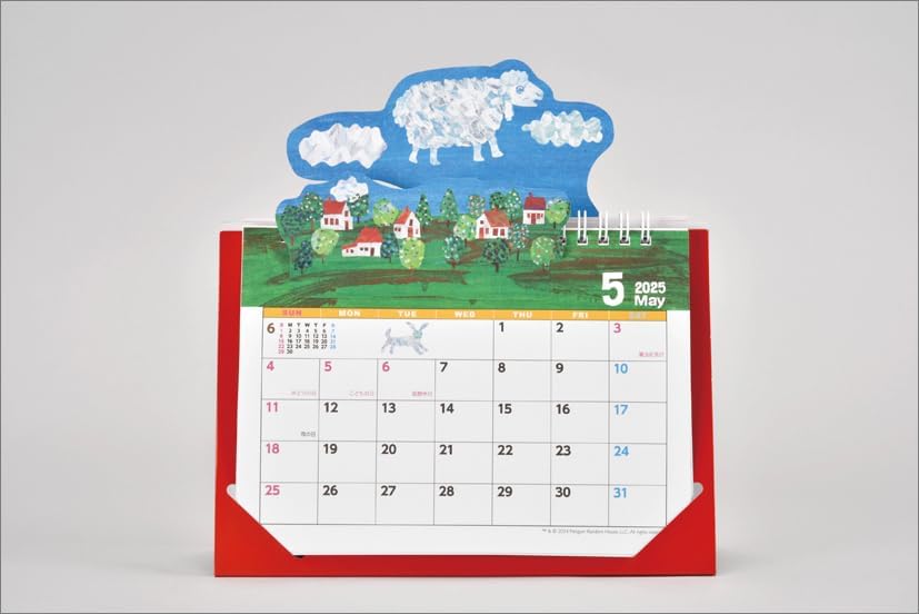 KS Hanbai 2025 Desk Calendar Eric Carle Popup Calendar CL25-0500