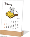 New Japan Calendar 2025 Desk Calendar Andy The Mouse NK4113