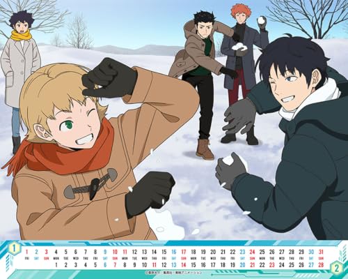 Toei Animation World Trigger 2027 Desk Calendar 27CL-28