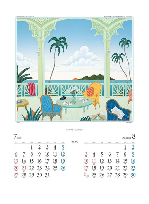 Todan 2025 Wall Calendar Thomas McKnight CL25-1089