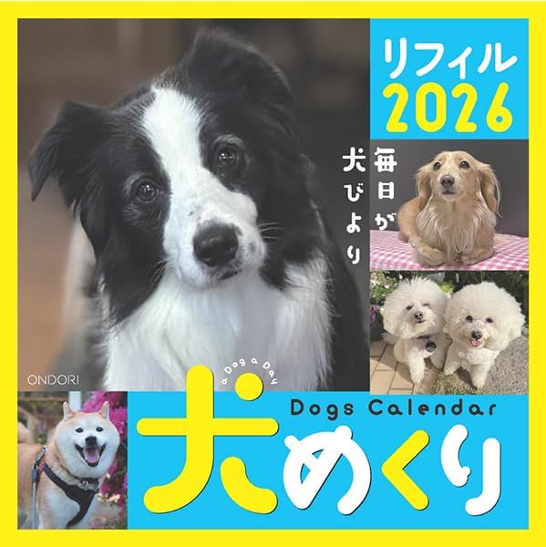 CO2 Dogs 2026 Page-A-Day Calendar Refill CK-D26-02