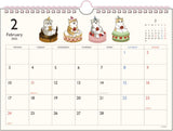 Sun-Star Stationery mofusand 2025 Wall Calendar Horizontal Type S8520860