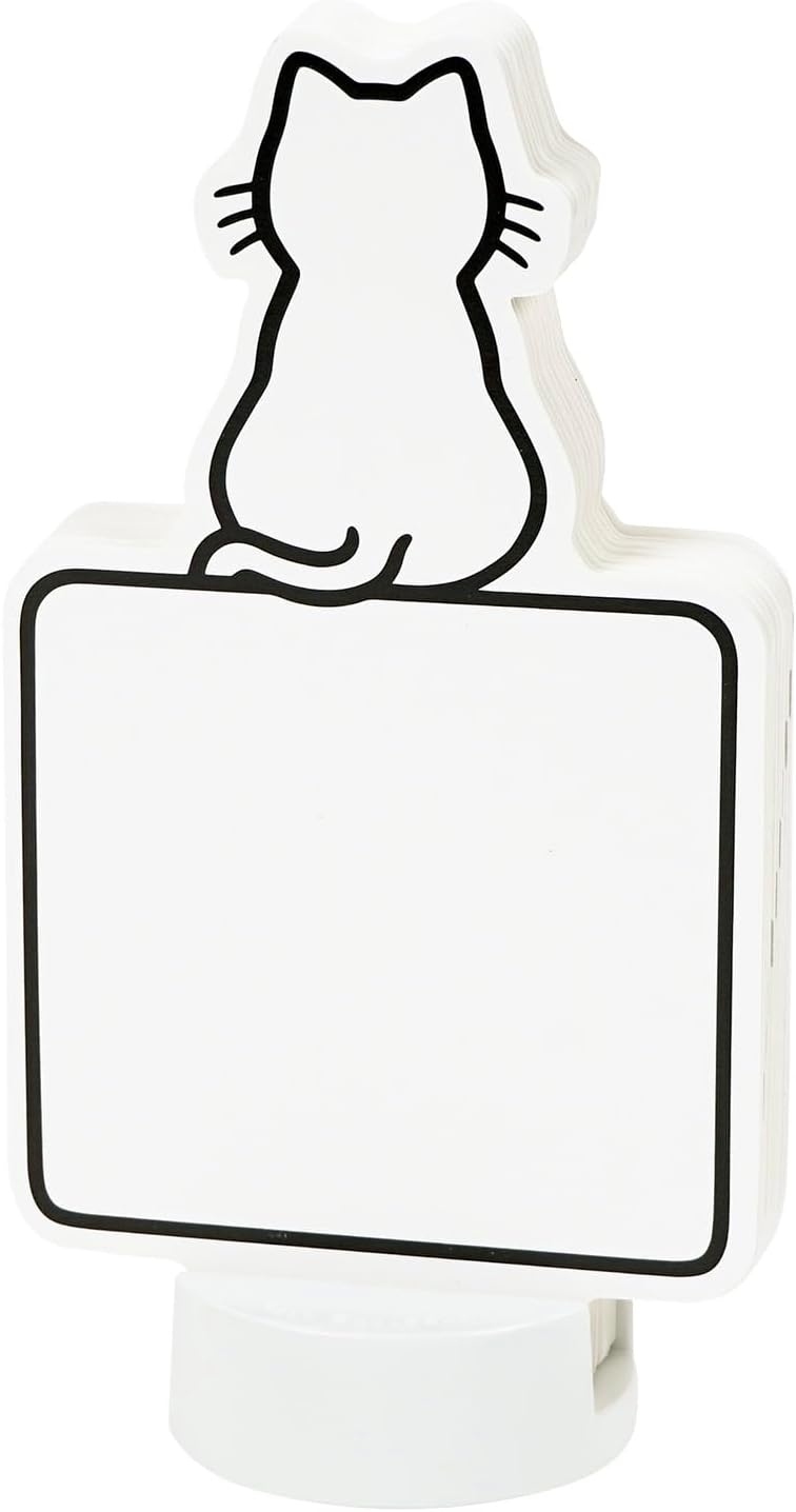 Greeting Life 2026 Desk Calendar Noritake Die Cut Cat C-1723-NT