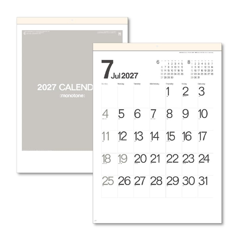 Takahashi 2027 Desk Calendar A6 E136