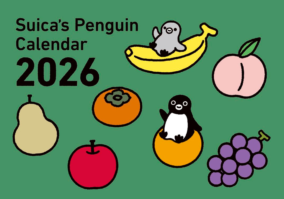 Suica's Penguin Wall Calendar 2026