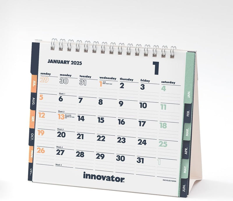 Innovator 2025 Desk Calendar M 31352006