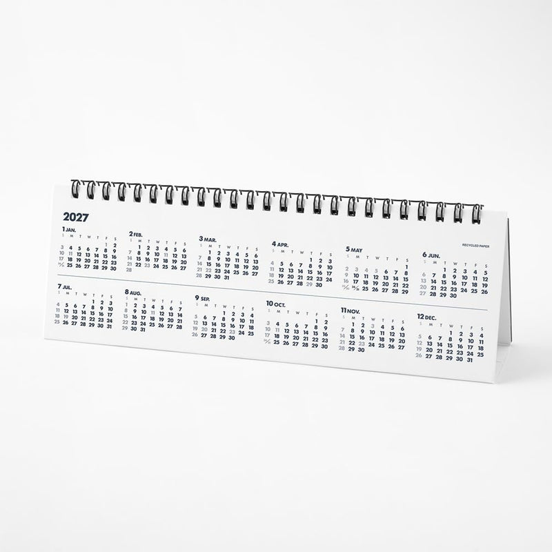 Innovator 2027 Desk Calendar Slim Black 31441006
