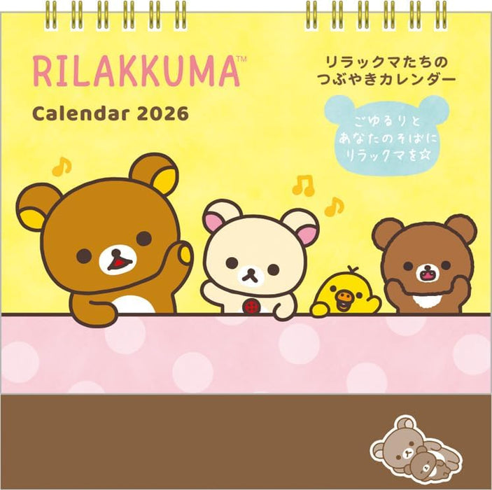 Rilakkuma Desk Calendar 2026 CD40401