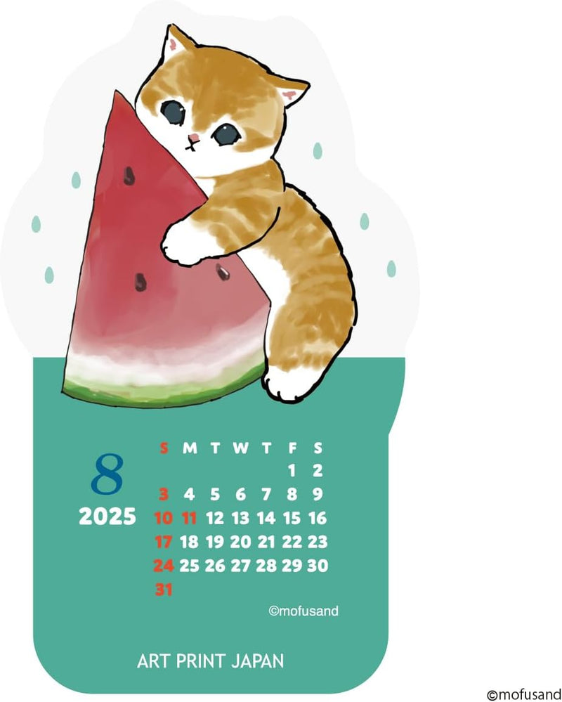 2025 mofusand Die Cut Desk Calendar No.186