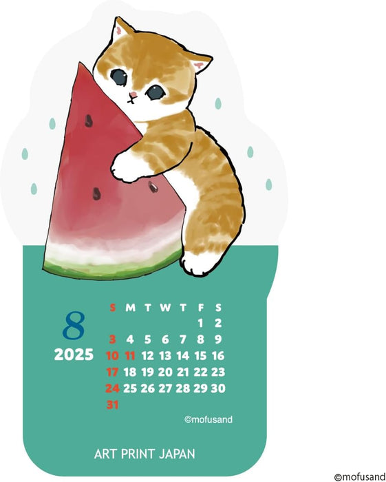 2025 mofusand Die Cut Desk Calendar No.186