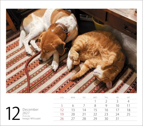 2027 Mini Calendar Mitsuaki Iwago Friends