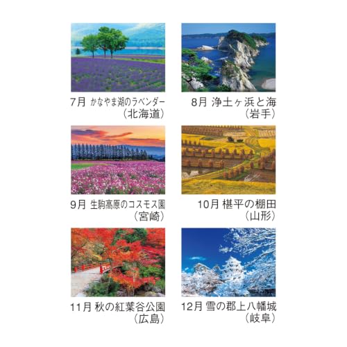 New Japan Calendar 2027 Wall Calendar Gold Moon NK464