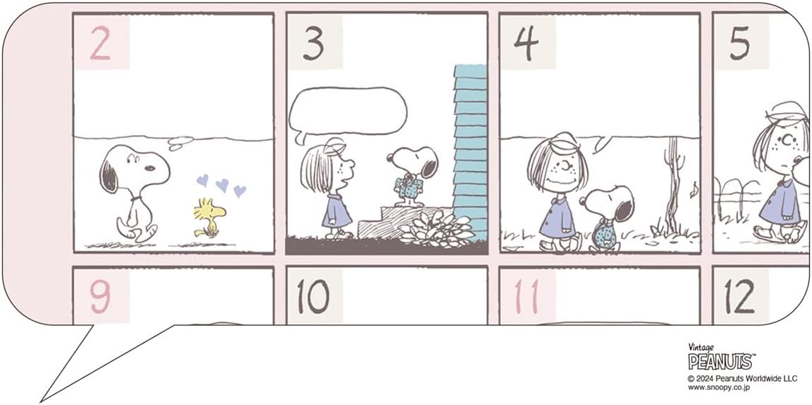 2025 PEANUTS (Snoopy) Comic Design Calendar No.182