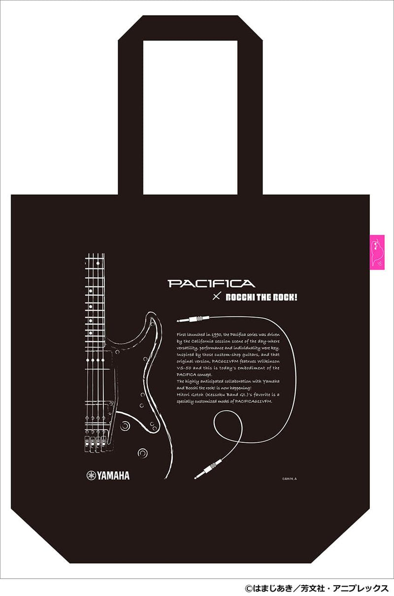 Anime 'Bocchi the Rock!' x Yamaha PACIFICA Original Tote Bag (with Inner Pocket)