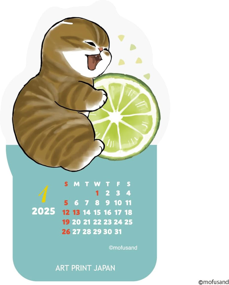 2025 mofusand Die Cut Desk Calendar No.186