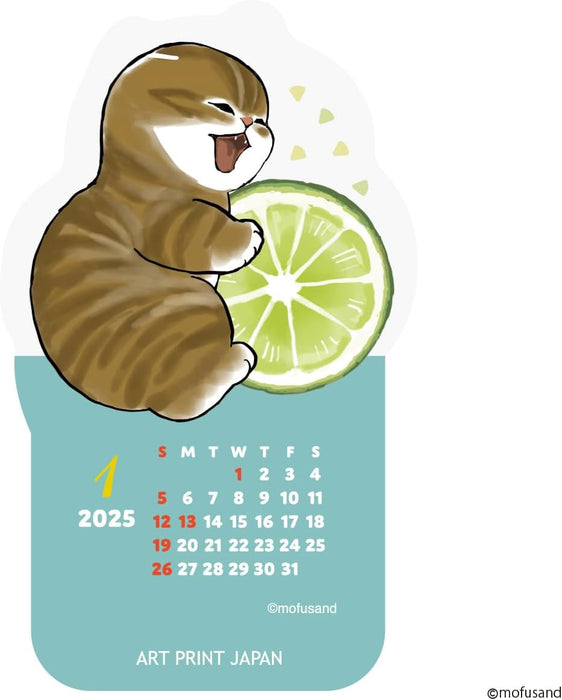 2025 mofusand Die Cut Desk Calendar No.186