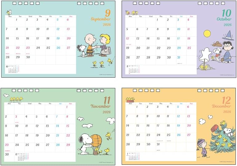 Sun-Star Stationery Snoopy 2026 Desk Calendar PEANUTS Snoopy S8521565