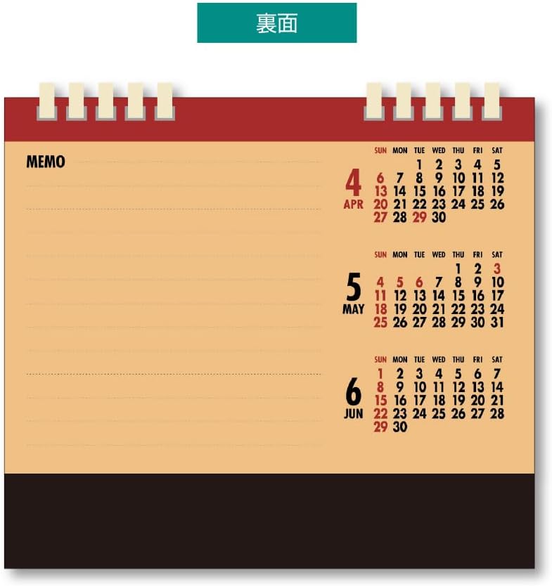 King Corporation 2025 Desk Calendar Craft Schedule 160 x 180mm KC10011