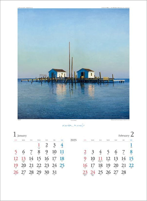 Todan 2025 Wall Calendar Xavier Rodes CL25-1095