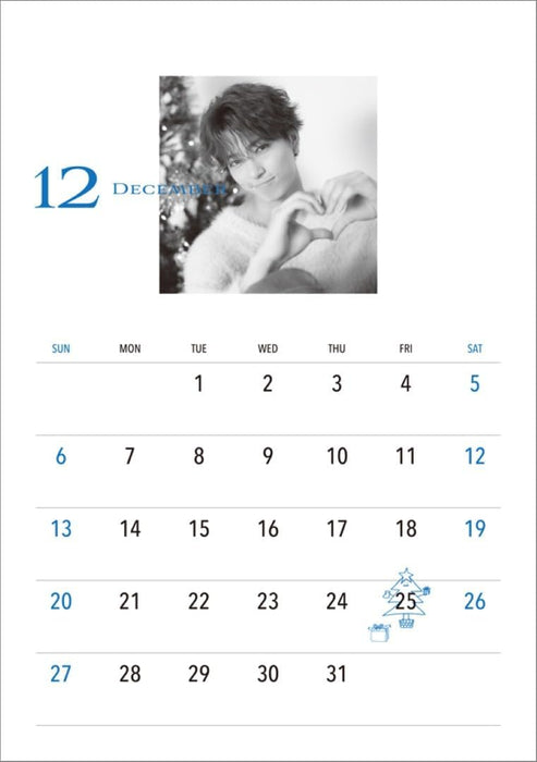 Hagoromo Hideharu Suzuki 2026 Desk Calendar CL26-0324