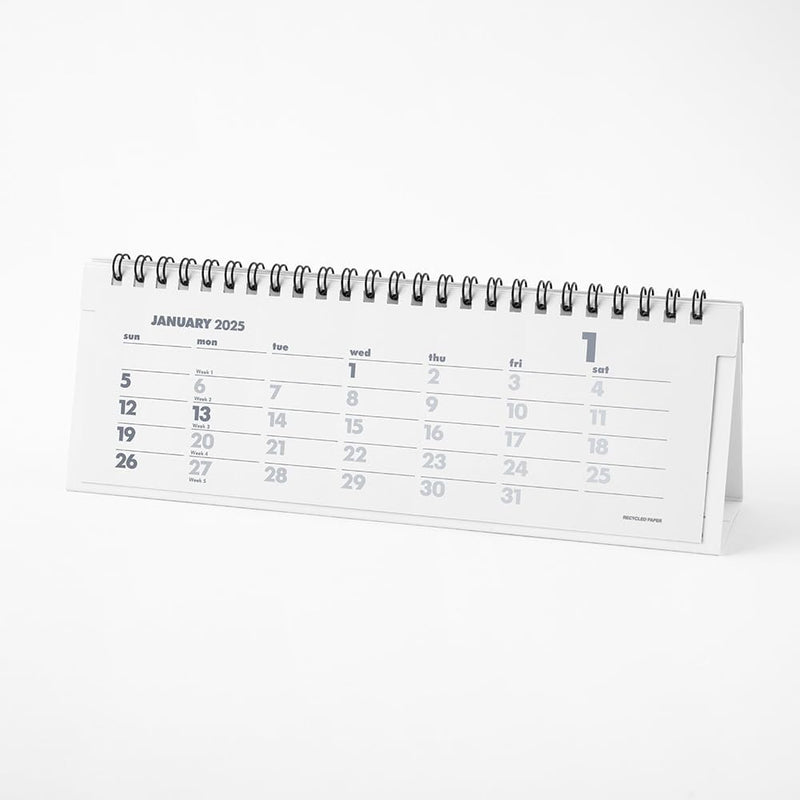 Innovator 2025 Desk Calendar Slim Blakc 31354006