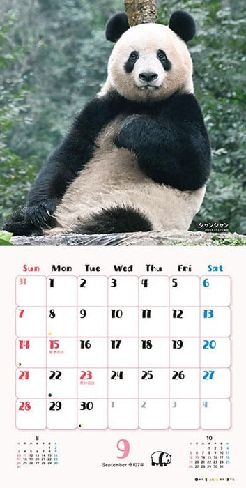 Try-X Xiang Xiang Xiaoxiao Lei Lei 2025 Wall Calendar CL-385 48 x 24cm