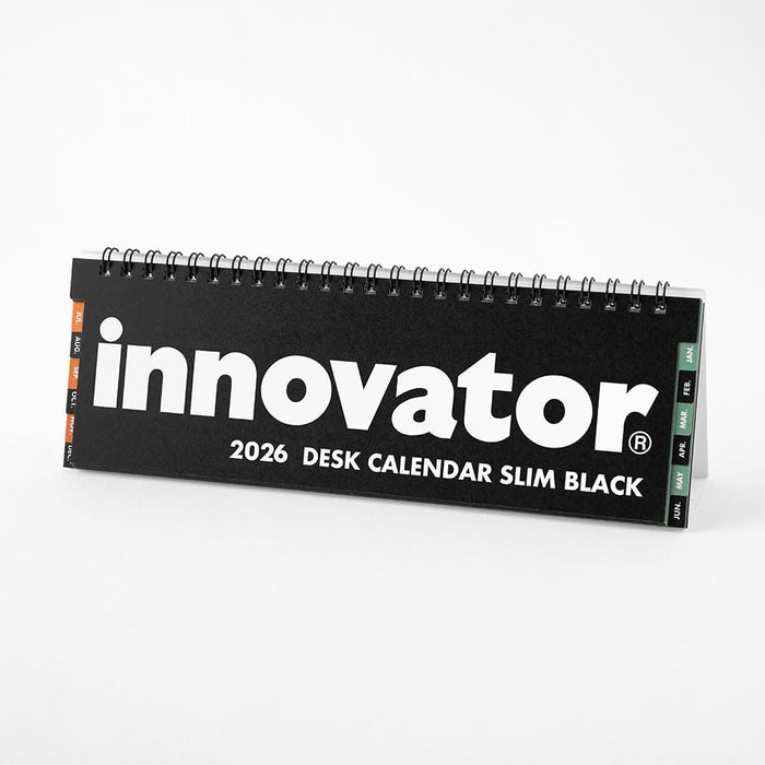 Innovator 2026 Desk Calendar Slim Black 31401006
