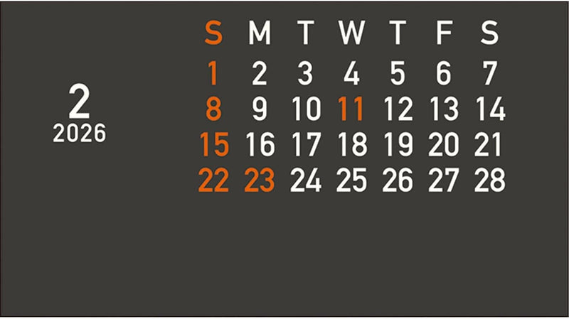 Greeting Life 2026 Desk Calendar Car Box Camper Van C-1735-TK
