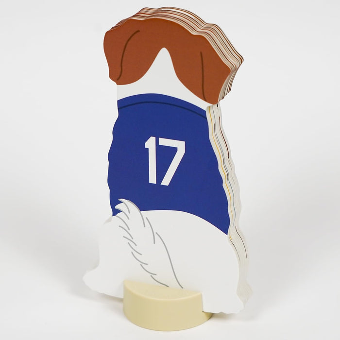 Greeting Life 2026 Desk Calendar Animal Die Cut Kooikerhondje C-1715-ET