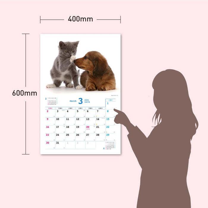 2025 Best Friends: Dogs and Cats Calendar