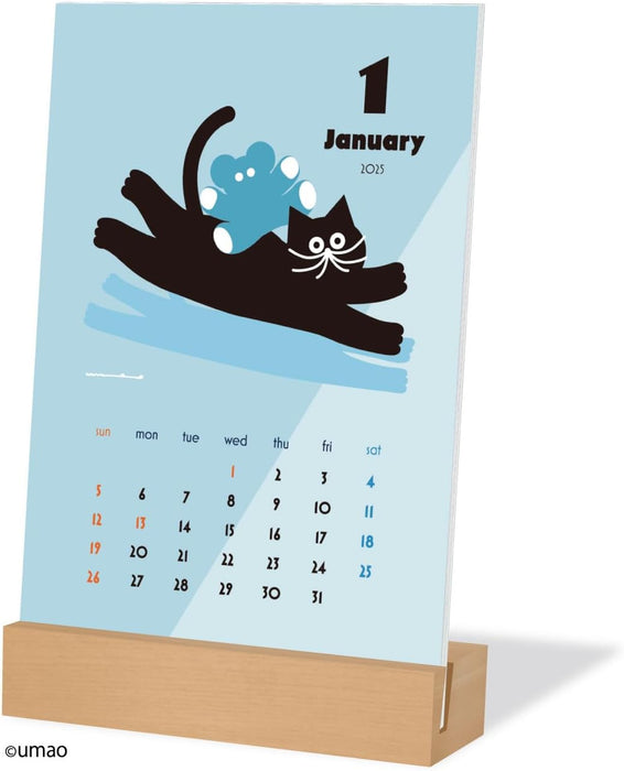 New Japan Calendar 2025 Desk Calendar umao NK4114