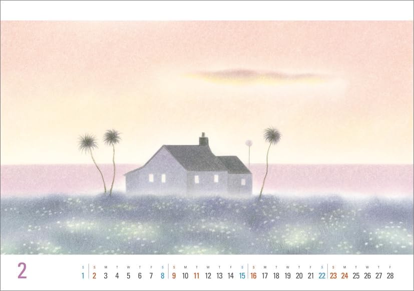 KS Hanbai Desk Calendar Ken Kuroi 2025 Calendar CL25-0498