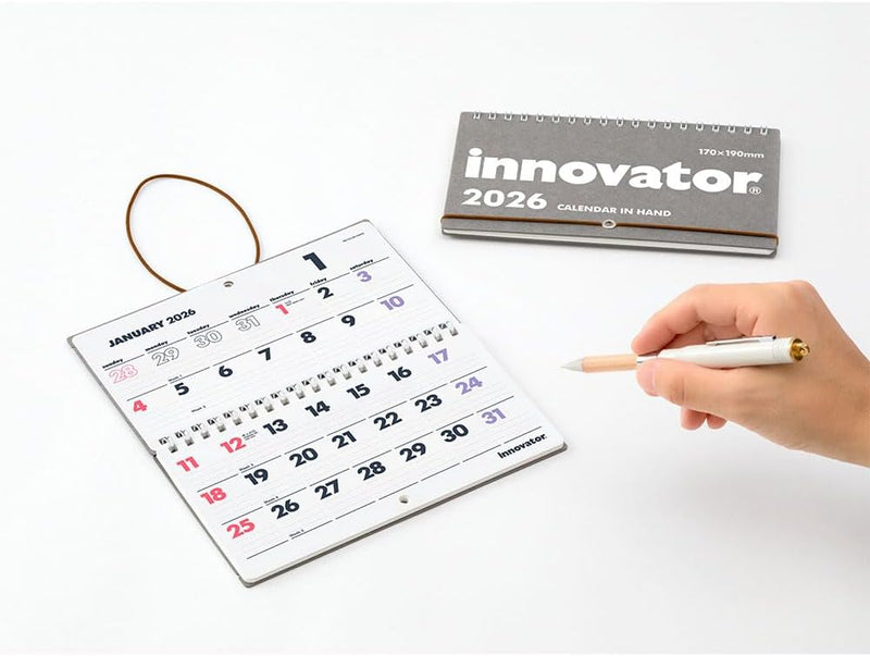 Innovator 2026 Calendar In Hand 31403006