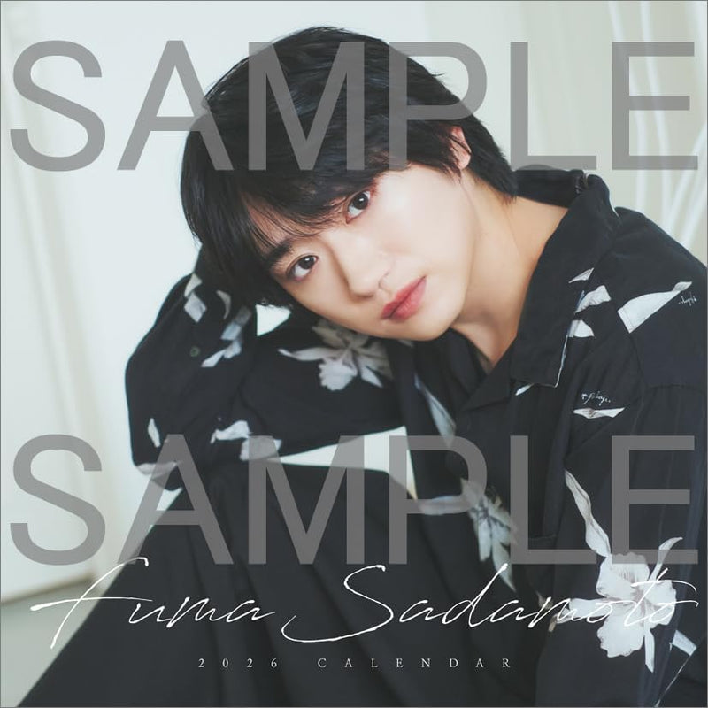 Hagoromo Fuma Sadamoto 2026 Wall Calendar CL26-0315