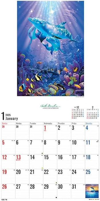 Try-X Christian Riese Lassen 2025 Wall Calendar CL-472 60 x 30cm