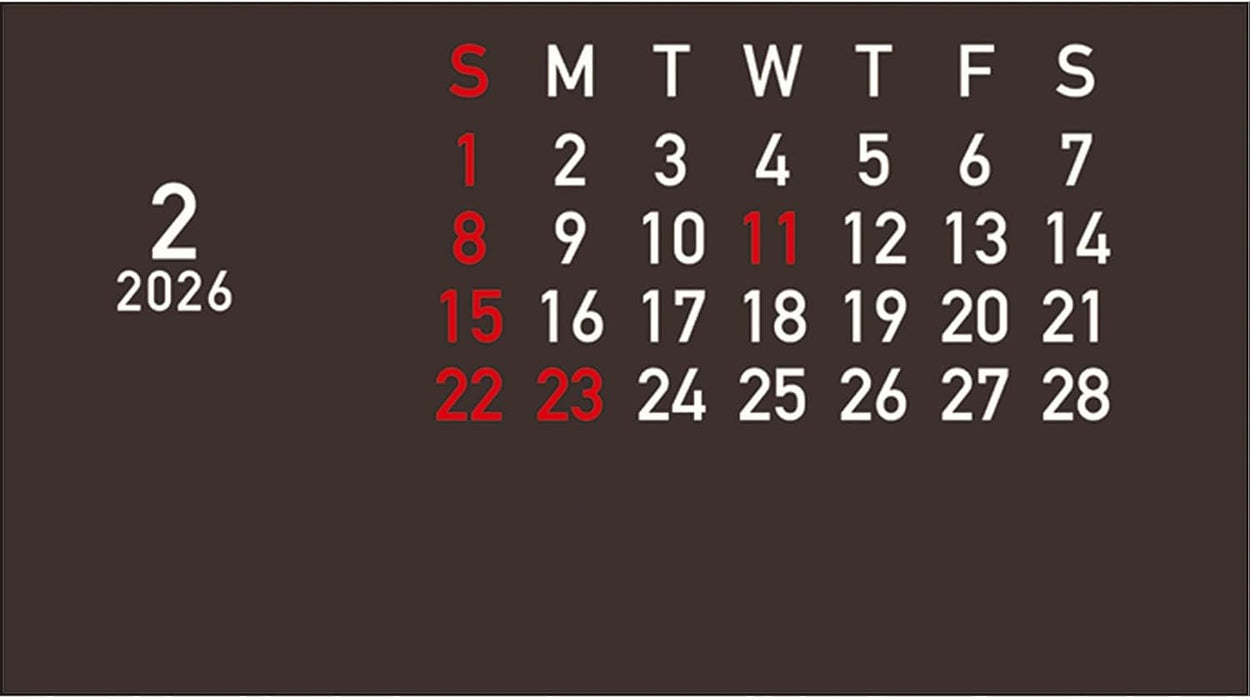 Greeting Life 2026 Desk Calendar Carbox School Bus C-1736-TK