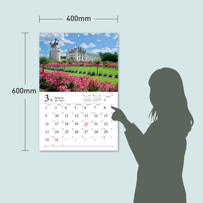 Dreamy Castles and Charming Streets: Fairytale Land 2025 Calendar