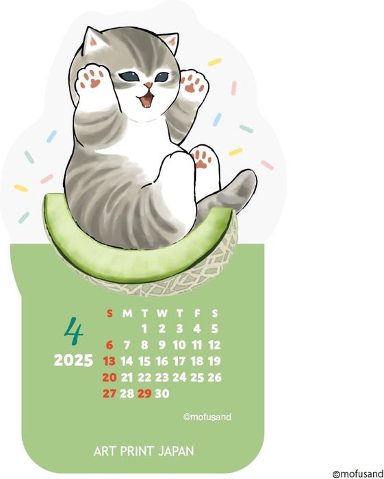 2025 mofusand Die Cut Desk Calendar No.186