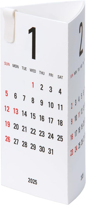 Replug 2025 Desk Calendar Triangler White A25-441