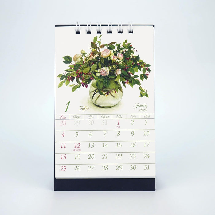 Fujico Hashimoto 2026 Desk Calendar ML CAL-223
