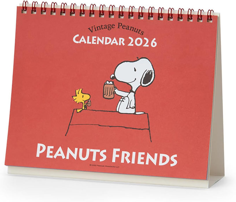 Sanrio Ring Calendar 2026 Snoopy Desk Calendar 622222